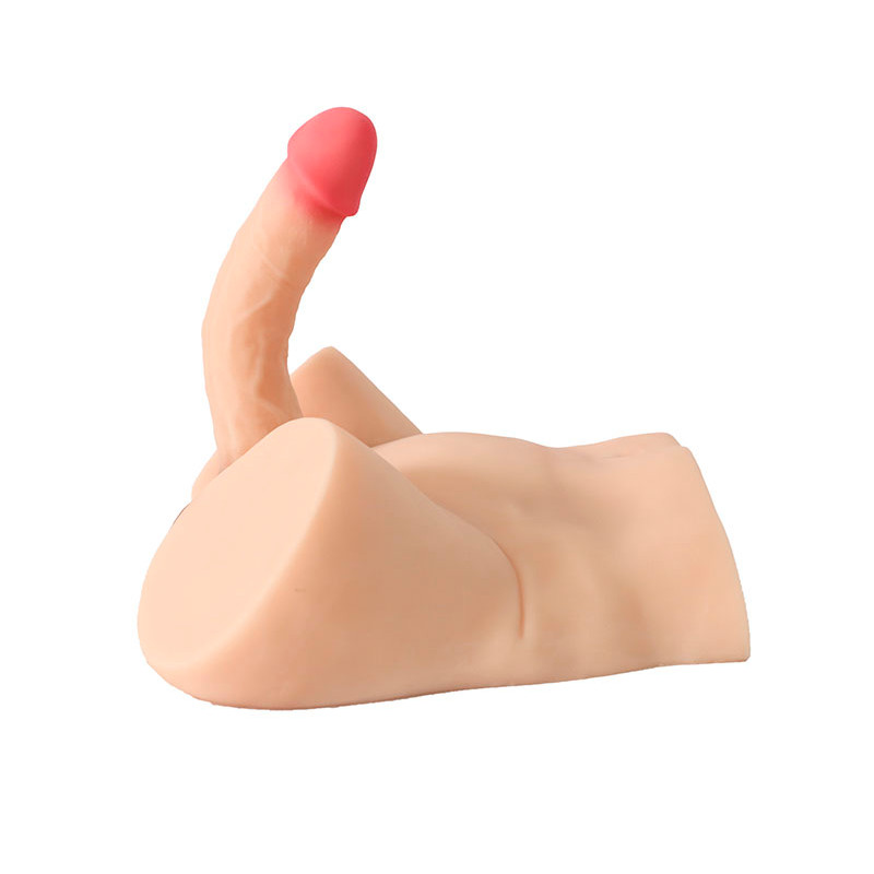 Masturbador em TPE com Pênis Vertebrado, Veias e Escroto - 3R Import | 30 x 28 cm - 3