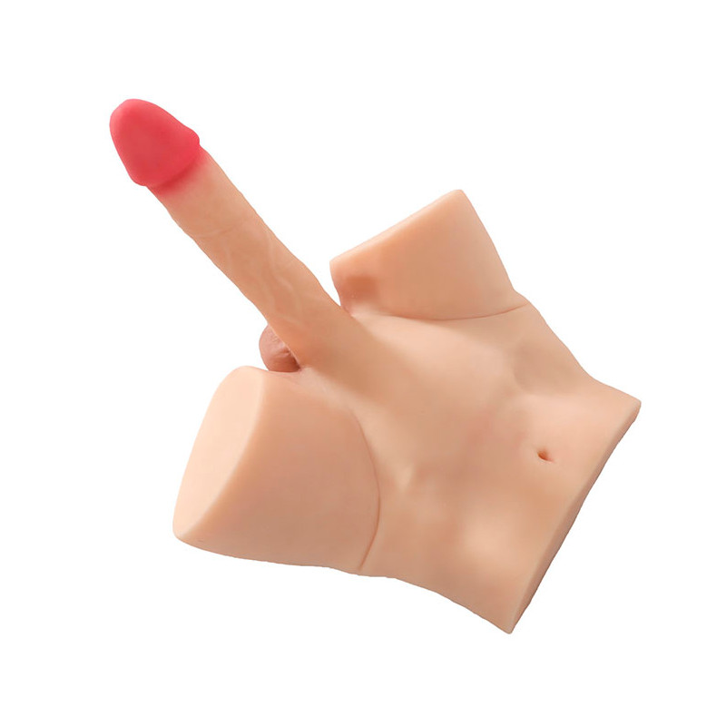 Masturbador em TPE com Pênis Vertebrado, Veias e Escroto - 3R Import | 30 x 28 cm - 5