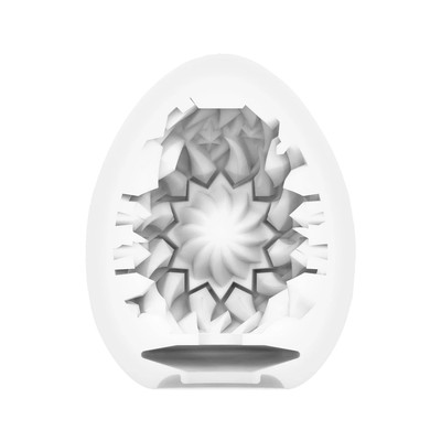 Foto 2 do produto Masturbador em TPE com Textura Espiral Diamante - Tenga Shiny ll Hard Boiled | 5,8 x 5 cm