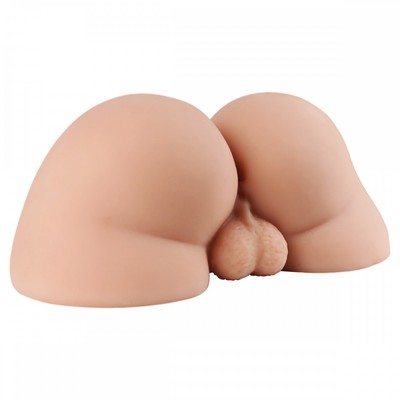 Foto 5 do produto Masturbador em TPR com Anus Penetrável e Escroto - Realistic Crazy Lion | 28 x 20 cm