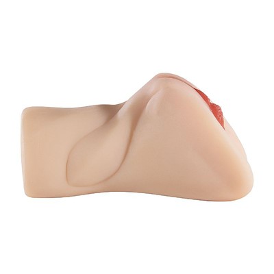 Foto 2 do produto Masturbador em TPR no Formato de Vagina e Ânus Penetráveis -  SI Super Real | 15,5 x 3,5 cm