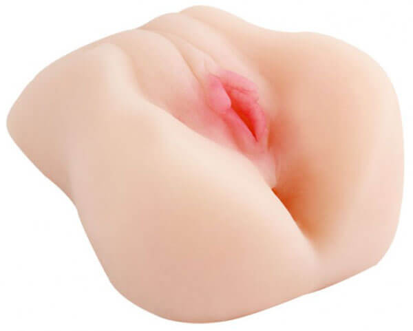 Masturbador com Vagina e Ânus em TPE, Cápsula Vibratória de Multivelocidade e Controle Remoto com Fio - Passionate Pussy & Ass | 18,5 x 12 cm - 3