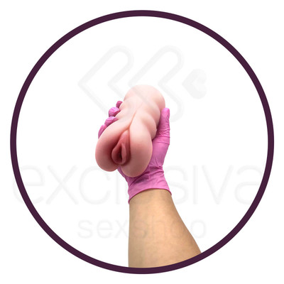 Foto 6 do produto Masturbador Masculino com Forma de Vagina em Cyberskin - Mature Girl | 14,6 x 7,9 cm