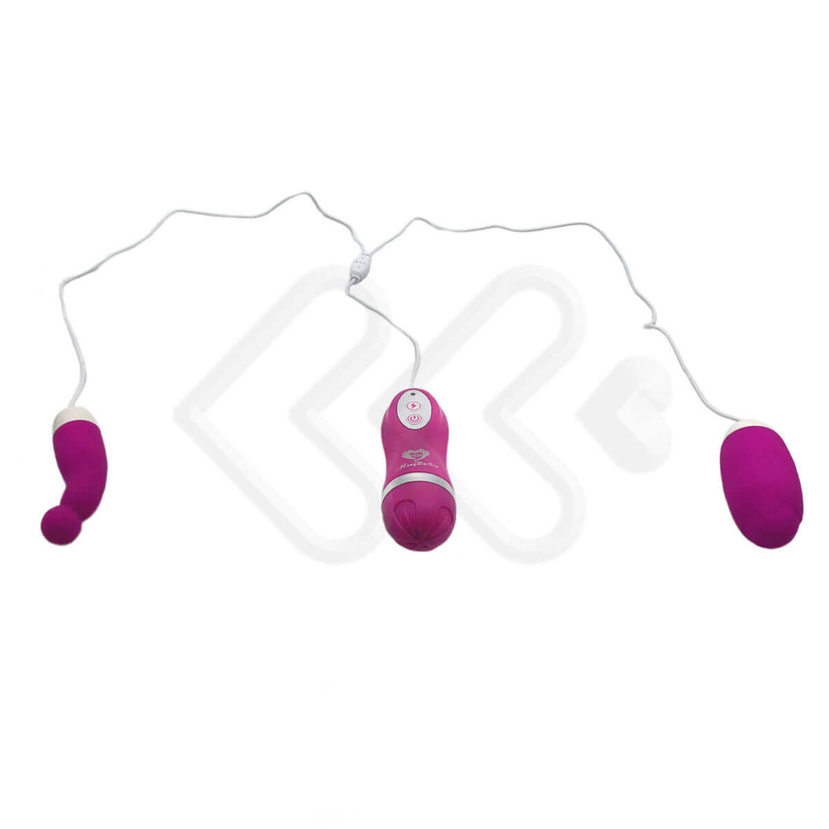 Cápsula Vibratória Dupla com 30 Modos de Vibração e Controle Remoto com Fio - MBQ Vibrating Egg | Disponível em 2 Cores - 5