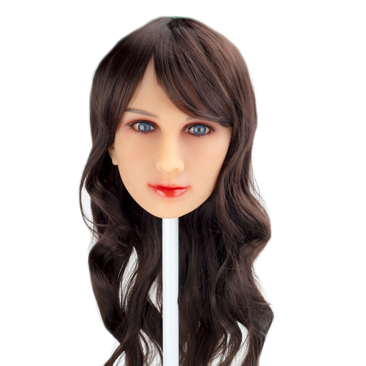 Melissa - Boneca Realística em TPE com Pele Morena, Cabelo Castanho Longo, Olhos Verdes, Seios Fartos, Vértebras em Aço e Acessórios - 39 Kg e 1,60 Metros de Altura - 6