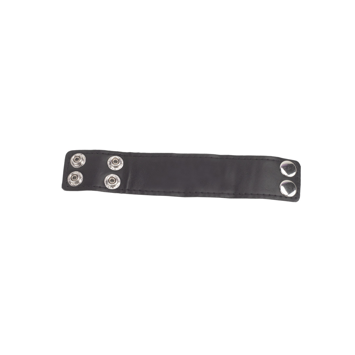 Anel para Testículos em Couro Sintético com 2 Botões - Men's Expert Ball Stretcher - 4