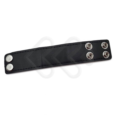 Foto 4 do produto Men's Expert Ball Stretcher - Anel para Testículos em Couro Sintético com 2 Botões