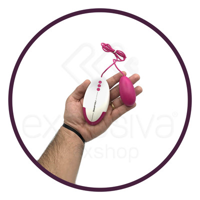 Cápsula Estimuladora de Clítoris com Controle em 12 Modos de Vibração - Meware Vibring Single Egg | 6,2 x 3,1 cm