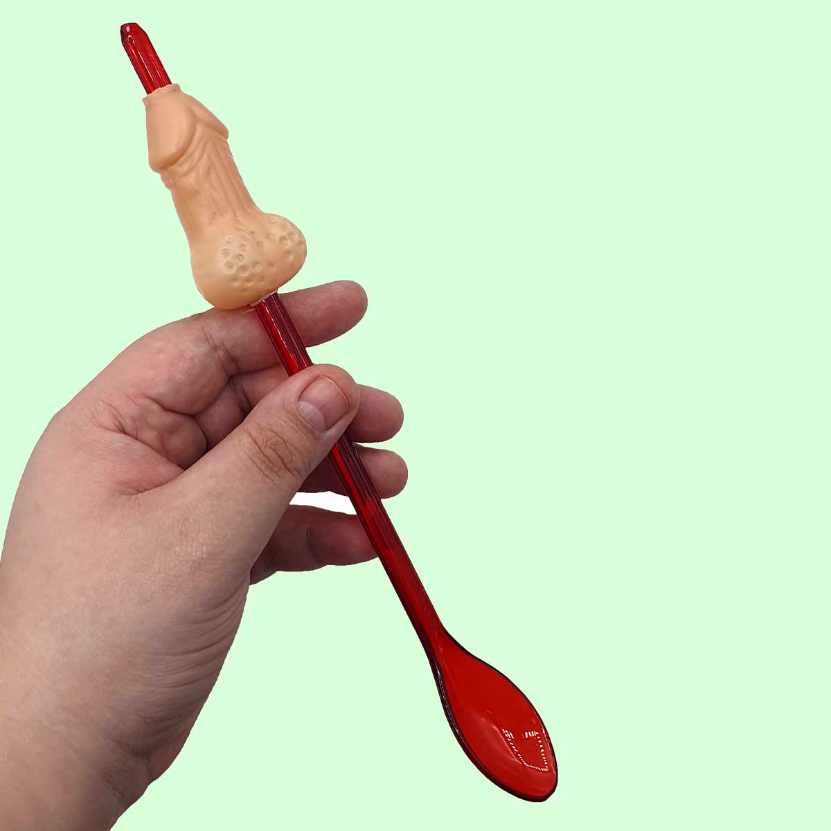 Mexedores de Drink com Decoração de Mini Pênis - FestaChic | 3 Itens - 2