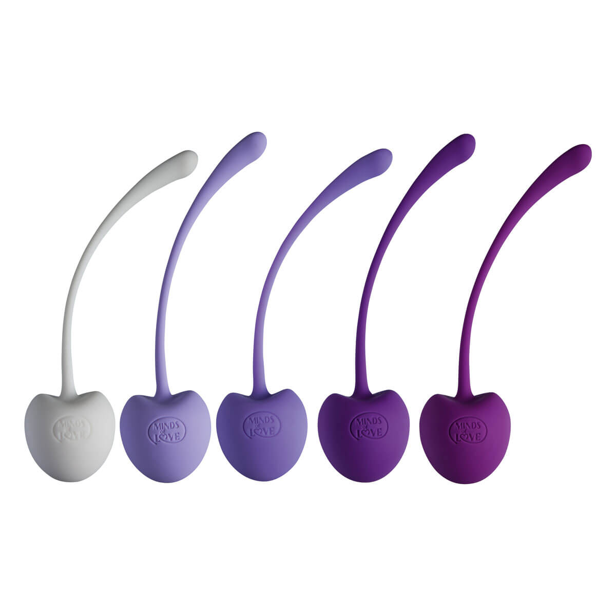 Minds Of Love Train Balls - Kit para Pompoarismo com Pesos em Forma de Cerejas | 5 Unidades - 3