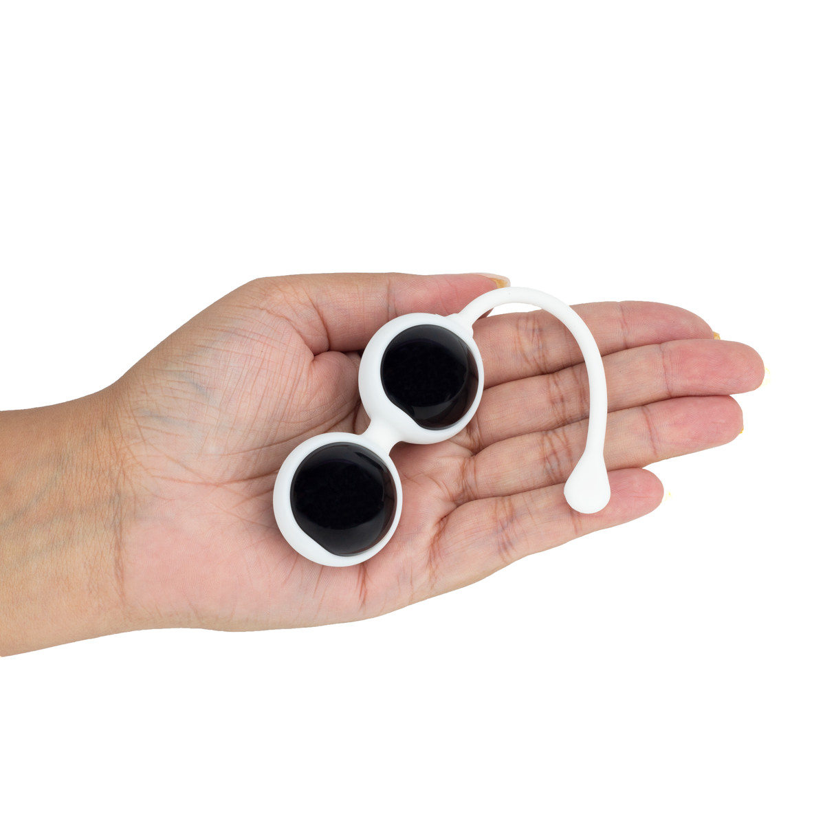 Ben-Wa com 2 Esferas em Vidro e Cordão de Silicone para Pompoarismo - Mini BO Kegel Beads | 78g - 3