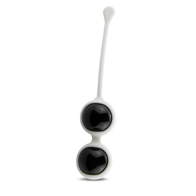 Foto 1 do produto Ben-Wa com 2 Esferas em Vidro e Cordão de Silicone para Pompoarismo - Mini BO Kegel Beads | 78g
