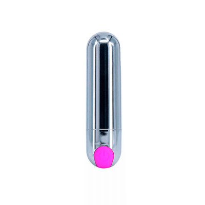 Mini Bullet em Abs com 10 Modos de Vibração Potentes e Carregamento Via USB - Inove Toys | 7,5 x 2 cm