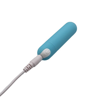 Foto 3 do produto Mini Bullet em Abs e Silicone com 10 modos de Vibração e Carregamento Via Cabo Usb - Intt Toys Good Vibes Only Intt Wellness | 7,8 x 2 cm