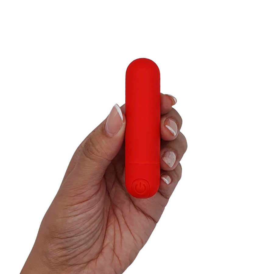 Mini Bullet em ABS e Silicone Recarregável com 10 modos de Vibrações - Intt Especial Luxury Mini Bullet | 7,9 x 2,0 cm - 3
