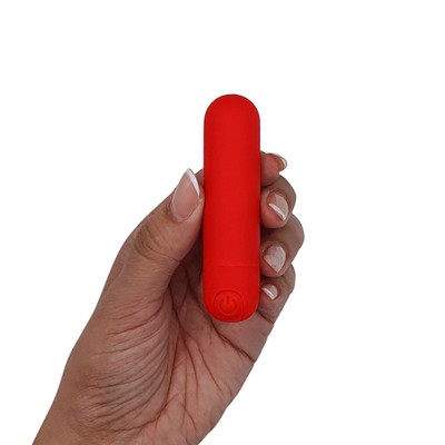 Mini Bullet em ABS e Silicone Recarregável com 10 modos de Vibrações - Intt Especial Luxury Mini Bullet | 7,9 x 2,0 cm