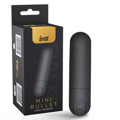 Mini Bullet em ABS e Silicone Recarregável com 10 modos de Vibrações - Intt Mini Bullet | Disponível em 2 Cores