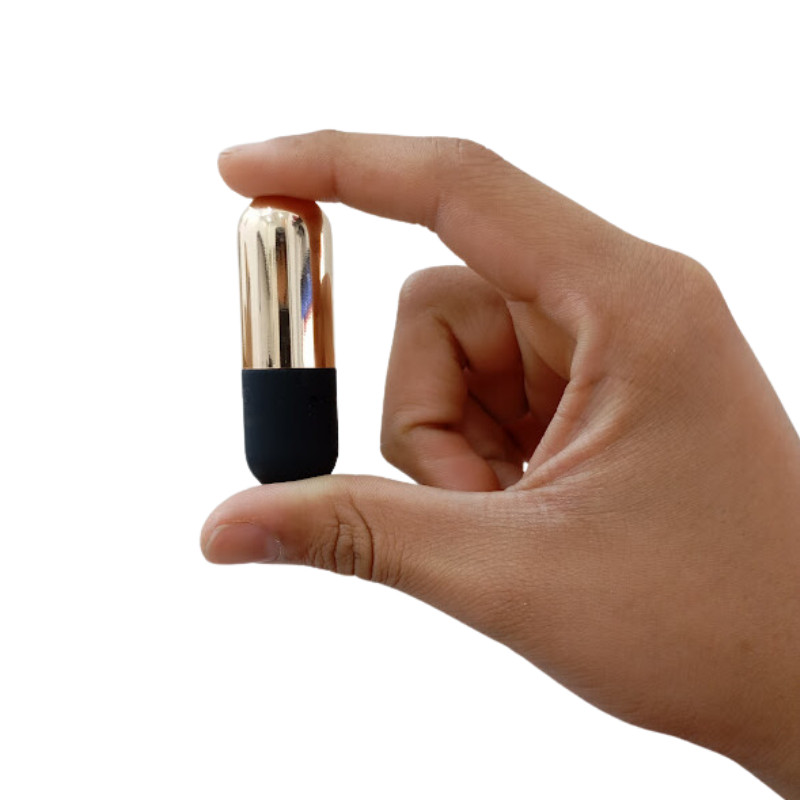 Mini Bullet em ABS e Silicone com 12 Modos de Vibração Potentes e Recarregável - Pretty Love Mini Massager | 6 x 1,8 cm - 5