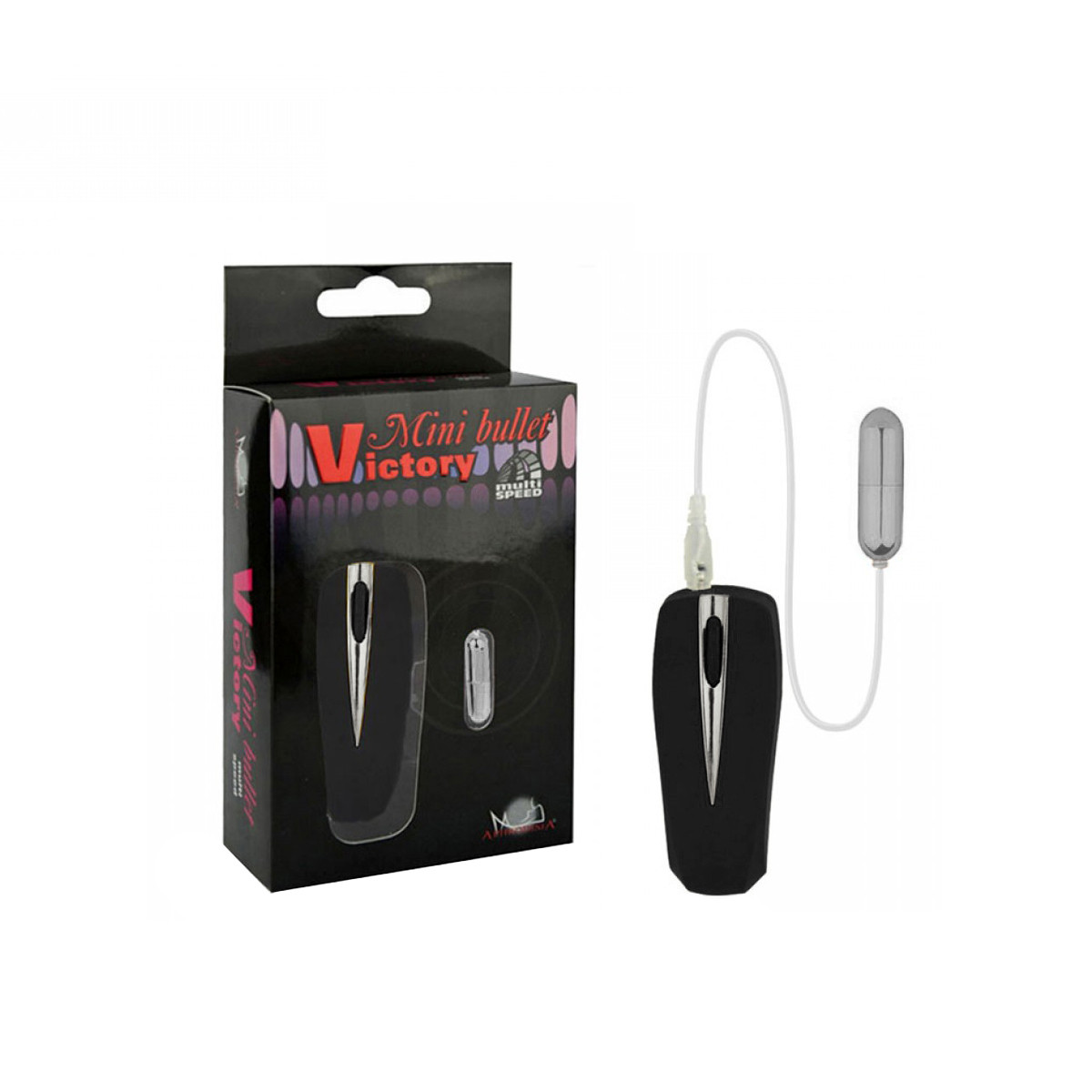 Mini Bullet com Vibração Multivelocidade e Controle Remoto com Fio - Aphrodisia Bullet Victory | Disponível em 2 Cores - 4