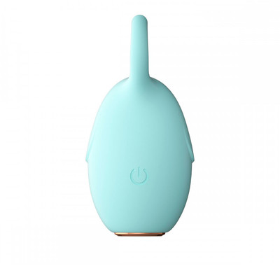 Foto 4 do produto Mini Estimulador de Clitóris no Formato de Elefante em Silicone com 10 Modos de Vibração e Carregamento via Cabo USB - Lilo Cute Elephant | 5,7 x 3,8 cm