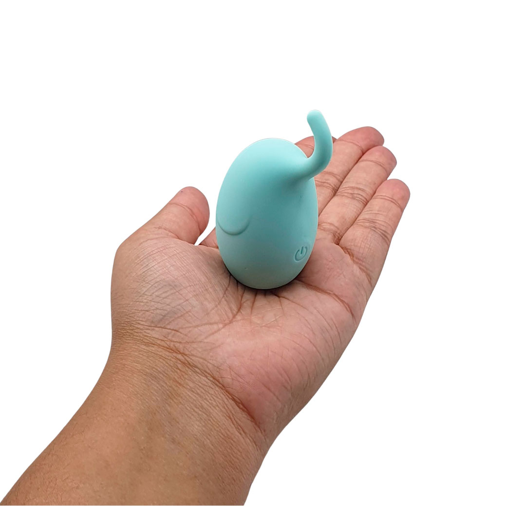 Mini Estimulador de Clitóris no Formato de Elefante em Silicone com 10 Modos de Vibração e Carregamento via Cabo USB - Lilo Cute Elephant | 5,7 x 3,8 cm - 7