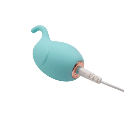 Foto 6 do produto Mini Estimulador de Clitóris no Formato de Elefante em Silicone com 10 Modos de Vibração e Carregamento via Cabo USB - Lilo Cute Elephant | 5,7 x 3,8 cm