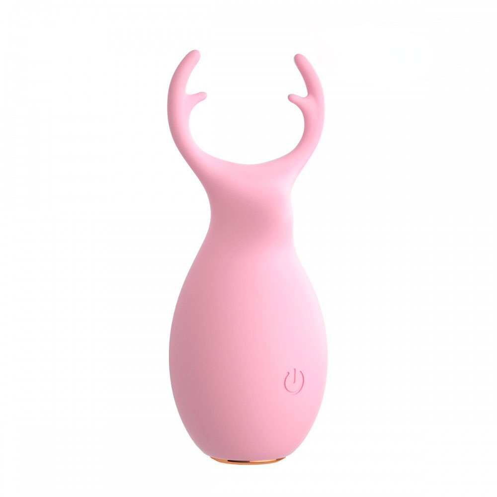 Mini Estimulador de Clitóris no Formato de Cervo em Silicone com 10 Modos de Vibração e Carregamento via Cabo USB - Lilo Cute Deer | 7,1 x 3,7 cm - 3