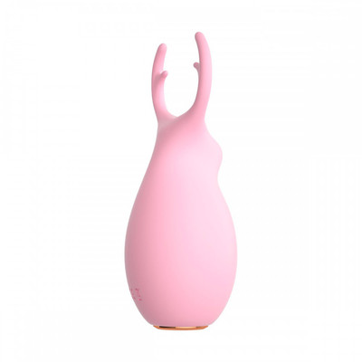 Foto 2 do produto Mini Estimulador de Clitóris no Formato de Cervo em Silicone com 10 Modos de Vibração e Carregamento via Cabo USB - Lilo Cute Deer | 7,1 x 3,7 cm