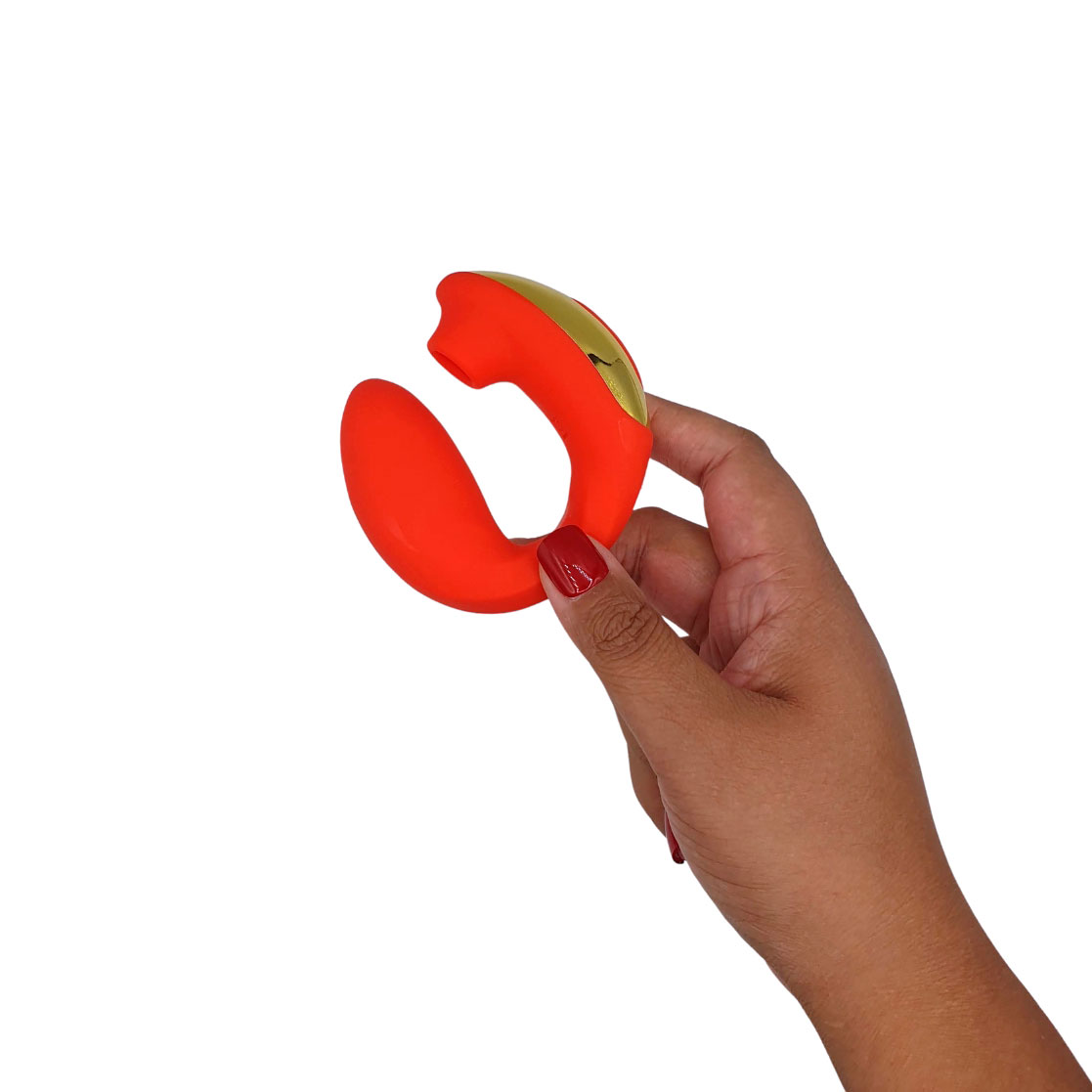 Mini Estimulador de Ponto G e Clitóris com Estojo Recarregável, 10 Modos de Vibração e 5 Intensidades de Sucção - Disponível em 2 Cores - 9