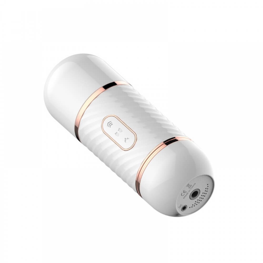 Mini Máquina do Sexo com Prótese Peniana Realista com 7 Vibrações, Movimentos de Vai e Vem, Função Aquecimento, Ventosa e Controle Remoto Sem Fio - Dibe Cyclone Fire - 4