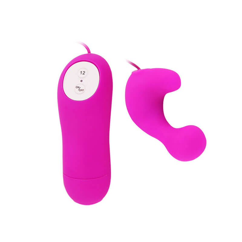 Mini Love Eggs - Cápsula Vibratória Estimuladora de Ponto G e Clítoris em Silicone com 12 Modos de Vibração e Controle Remoto com Fio - 4,2 x 1,8 cm - 3