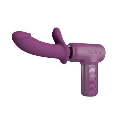 Mini Máquina do Sexo com 5 Modos de Pulsação, Recarregável e Resistente à Água - Pretty Love DJ Scholar | 10 x 3,9 cm