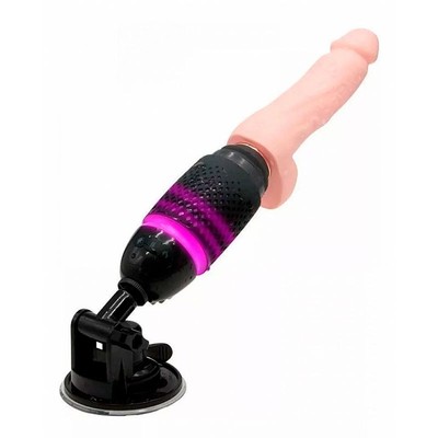 Foto 2 do produto Mini Máquina do Sexo com Auto Aquecimento, 7 Modos de Vibração, Vai e Vem e Controle sem Fio - Dibe Sex Machine | 13,5 x 3,6 cm | Disponível em 2 Cores