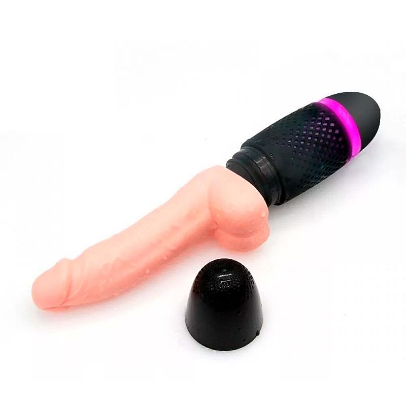 Mini Máquina do Sexo com Auto Aquecimento, 7 Modos de Vibração, Vai e Vem e Controle sem Fio - Dibe Sex Machine | 13,5 x 3,6 cm | Disponível em 2 Cores - 3