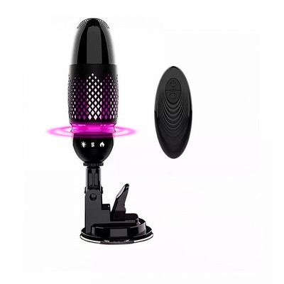 Foto 4 do produto Mini Máquina do Sexo com Auto Aquecimento, 7 Modos de Vibração, Vai e Vem e Controle sem Fio - Dibe Sex Machine | 13,5 x 3,6 cm | Disponível em 2 Cores