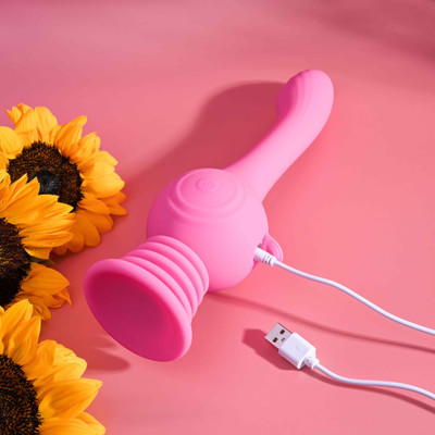 Foto 5 do produto Vibrador de Ponto G com Motor Potente, 3 Modos de Velocidade e Ventosa Elástica - Evolved Gyro Vibe | 13,5 x 3,5 cm