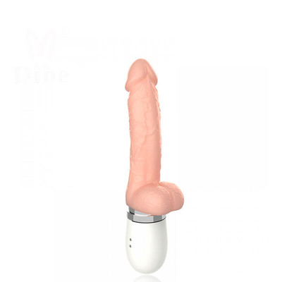 Foto 3 do produto Mini Máquina do Sexo Recarregável com de Pênis Realístico,7 Modos de Vibrações, Aquecimento, Modo Vai e Vem e Controle Remoto - Dibe Cyclone Fire| 16 x 3,8 cm