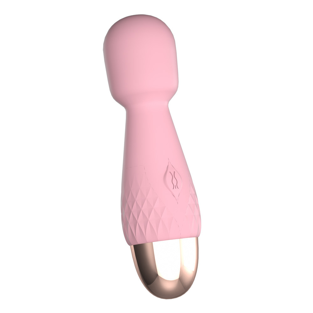 Mini Massageador Corporal em Silicone com 10 Modos de Vibração e Carregamento Via USB - Lilo | 10 x 2,4 cm | Disponível em 2 Cores - 4