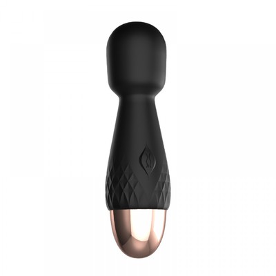 Foto 2 do produto Mini Massageador Corporal em Silicone com 10 Modos de Vibração e Carregamento Via USB - Lilo | 10 x 2,4 cm | Disponível em 2 Cores