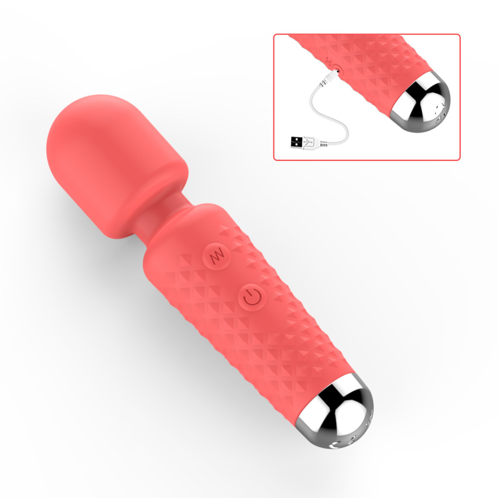 Mini Massageador Corporal em Silicone com 16 Modos de Vibração e Carregamento Via Cabo USB - YouVibe | 12,5 x 3 cm | Disponível em 3 Cores - 2