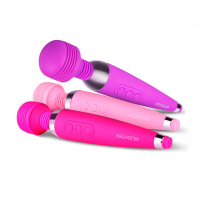 Foto 1 do produto Mini Massageador Recarregável com 10 Modos de Vibração - Ailighter | 18,5 x 3,5 cm | Disponível em 3 Cores