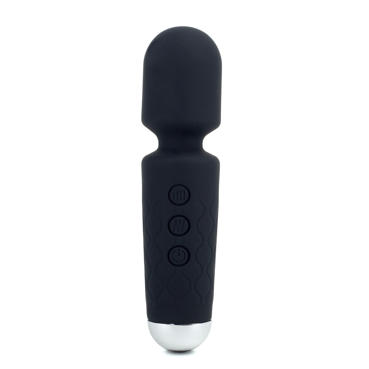 Mini Massageador em Silicone com Texturas, 20 Modos de Vibração, 8 Intensidades e Carregamento via Cabo USB - Stacy Mini | 14,8 x 3,6 cm | Disponível em 3 Cores - 1