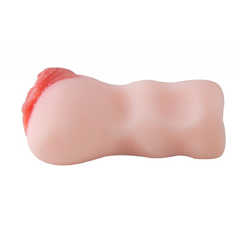 Mini Masturbador em TPE no Formato de Vagina com Lábios Rosados e Texturas Internas - Maig Belle Pussy | 11,8 x 3,5 cm - 5