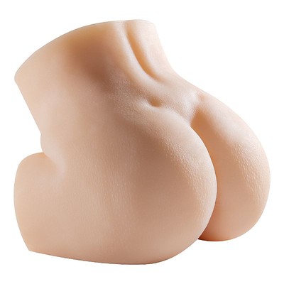 Foto 2 do produto Mini Masturbador Feito em TPR com Bunda Empinada, Vagina e Ânus Penetráveis Com Texturas - SI | 19 x 17 cm