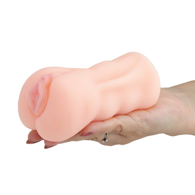 Mini Masturbador no Formato de Vagina com Lábios Carnudos e Textura Interna - You Vibe Donzela 2 | 11 x 3 cm