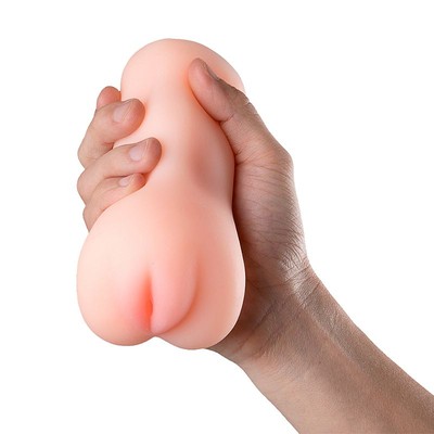 Mini Masturbador no Formato de Vagina com Pequenos Lábios e Textura Interna - Maig II | 13,2 x 3 cm