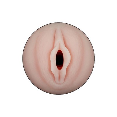 Mini Masturbador Lanterna com Formato de Vagina em TPE e Textura Interna - SI Elettra | 18 x 3 cm