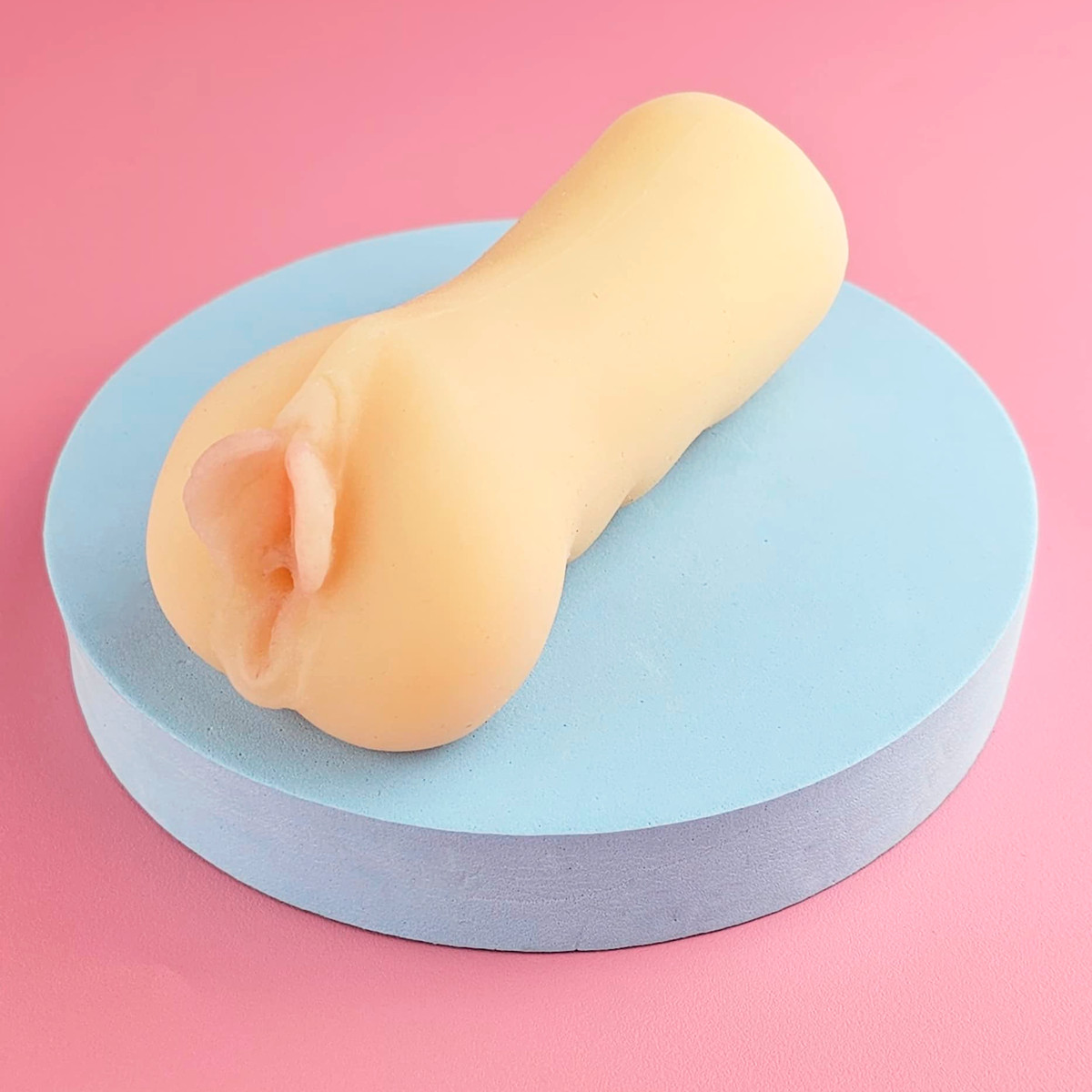Mini Masturbador Vagina Realista em TPE com Formato de Coração e Lábios Grandes - Maig Loli Pussy | 7,5 x 3,2 cm - 4