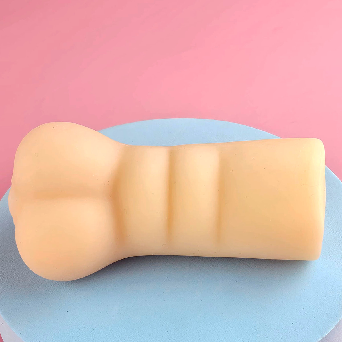 Mini Masturbador Vagina Realista em TPE com Formato de Coração e Lábios Grandes - Maig Loli Pussy | 7,5 x 3,2 cm - 5