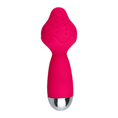 Foto 1 do produto Mini Varinha Mágica em Formato de Morango com 10 Modos de Vibração e Carregamento via Cabo USB - YouVibe | Disponível em 3 Cores